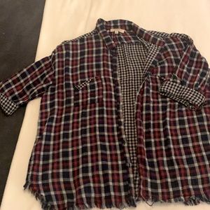 XL Boutique plaid top